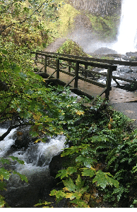 Waterfall bridge